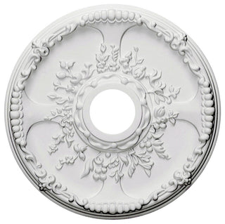 18"OD x 3 1/2"ID x 1 3/8"P Antioch Ceiling Medallion