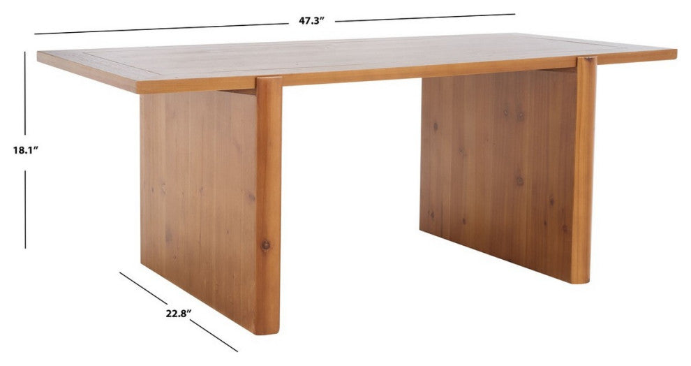 Safavieh Truman Rectangle Coffee Table, Brown