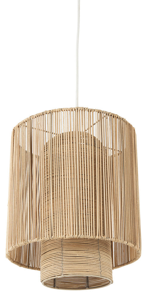 Aviario Natural Cane Cylindrical Pendant Light