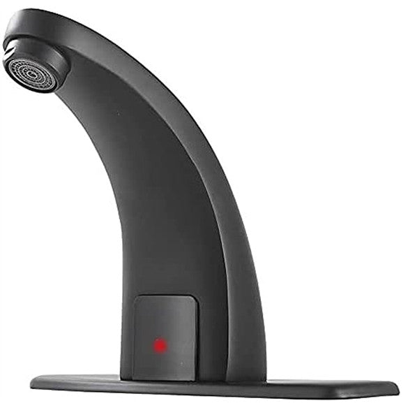 Automatic Touchless Sensor Bathroom Sink Faucets, Black Regular