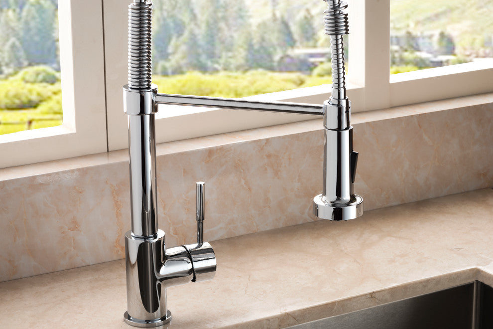 ZLINE Apollo Kitchen Faucet in Chrome (APL-KF-CH)