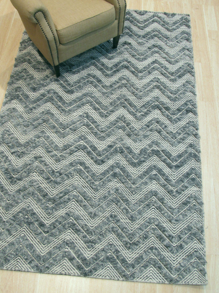 Green Contemporary Geometric Andrea Area Rug