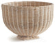 Charleston Rattan Footed Bowl
