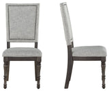 Linnett Upholstered Back Chair, Set of 2