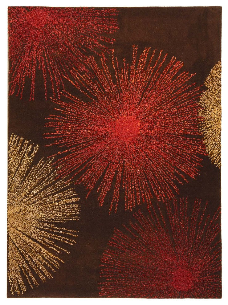 Safavieh Soho soh712b Rug, Brown/Multi, 6'0"x9'0"