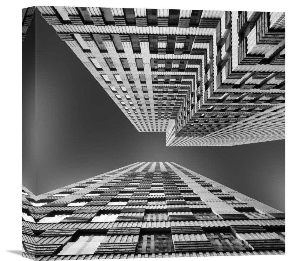 "Symphony" Stretched Canvas Giclee by Jeroen Van De, 16"x16"