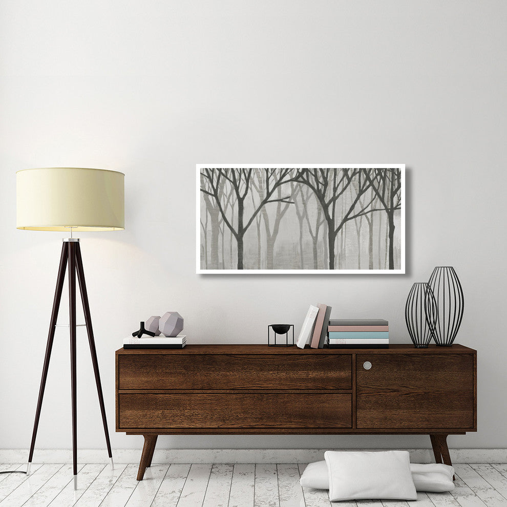 "Spring Trees Greystone IV" Digital Paper Print by Kathrine Lovell, 50"x26"