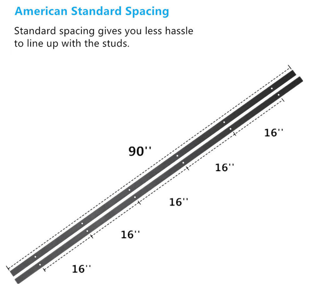 Sliding Barn Door Hardware Kit, Imperial Design, Single Door, 15'