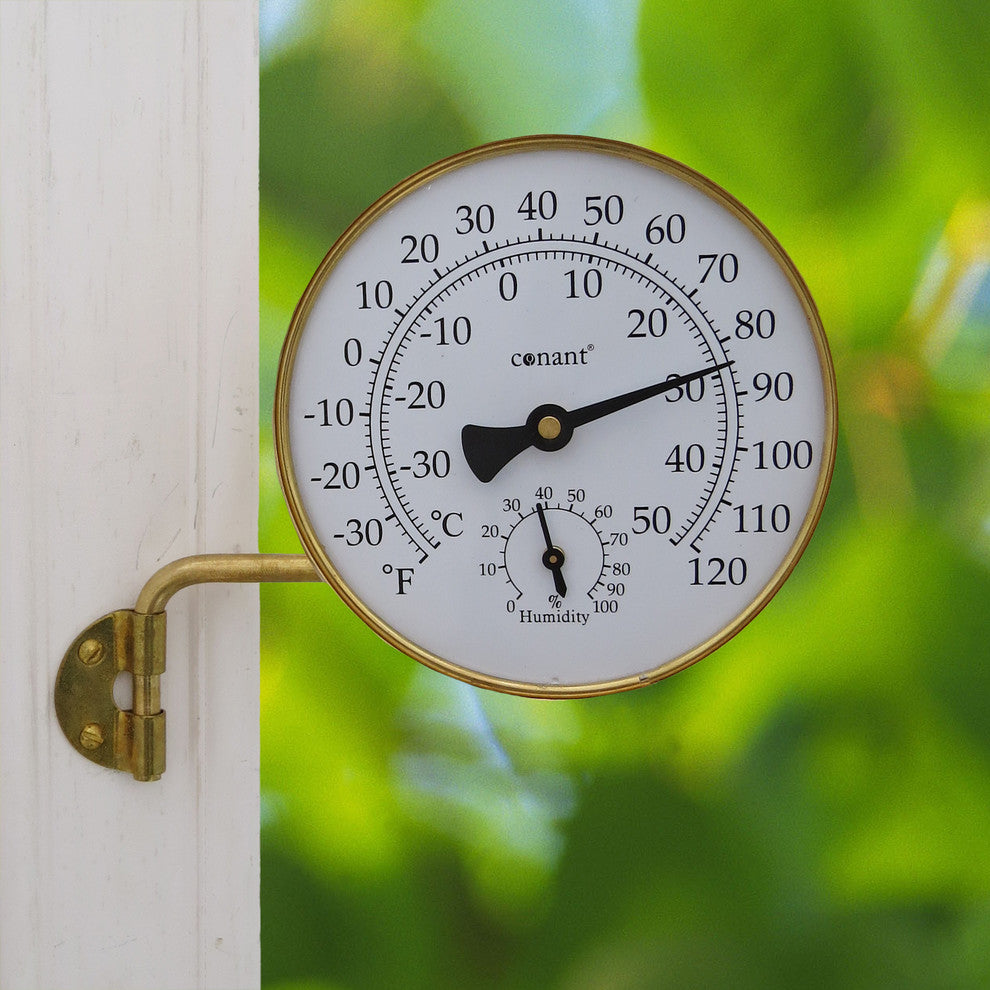 Vermont Weather Station, Living Finish Brass