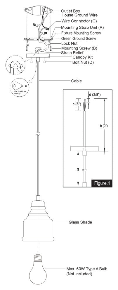 Millie 8.25"H Mini Pendant Matte Black with Smoke Glass