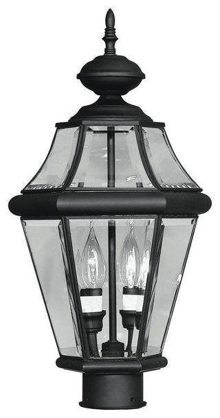 Georgetown Outdoor Post Head, Black