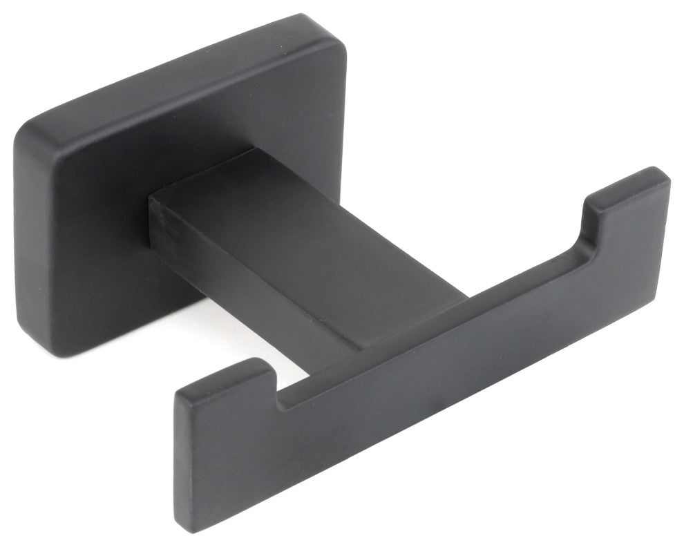 Chicago Series Black Bathroom Robe Hook