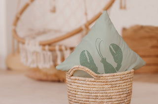 18x18" Compass Nautical Decorative Indoor Pillow, Shark Blue