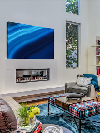 "Waves of Blue" Framed Art Print