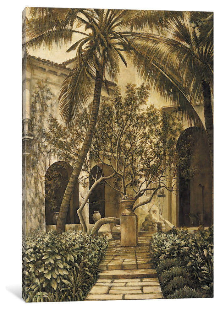 "The Loggia" by David Parks, Canvas Print, 18"x12"
