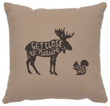 Image Pillow 16x16 Close to Nature Cotton Alabaster