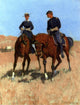 Frederic Remington Belle McKeever and Lt. Edgar Wheelock Gallery Wrapped Canvas