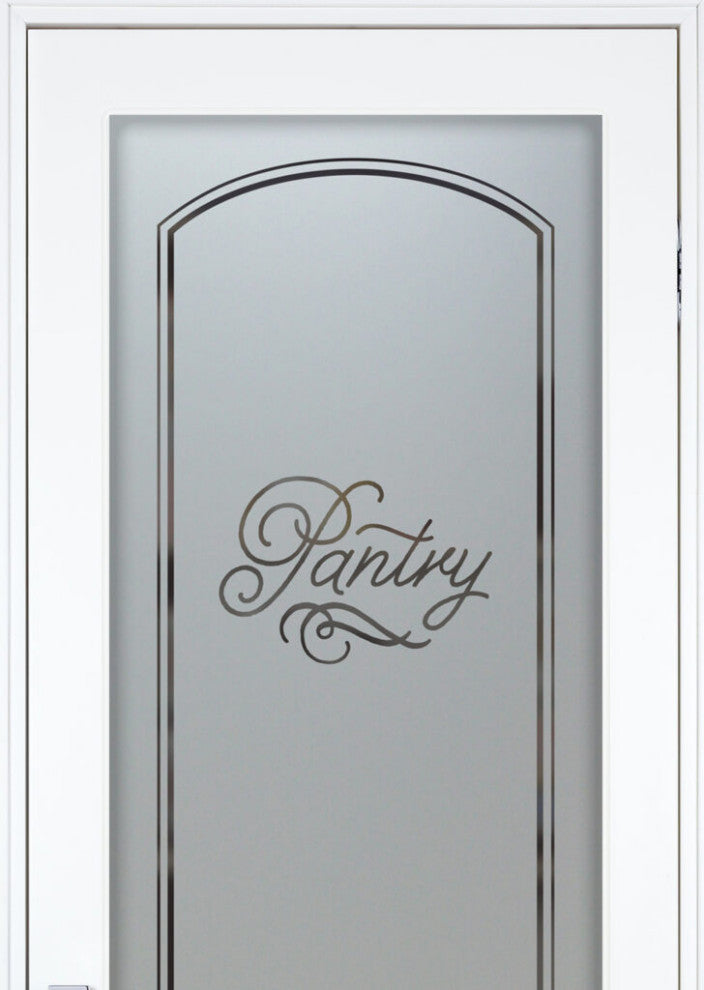 Pantry Door - Melany - Primed - 28" x 80" - Knob on Left - Push Open