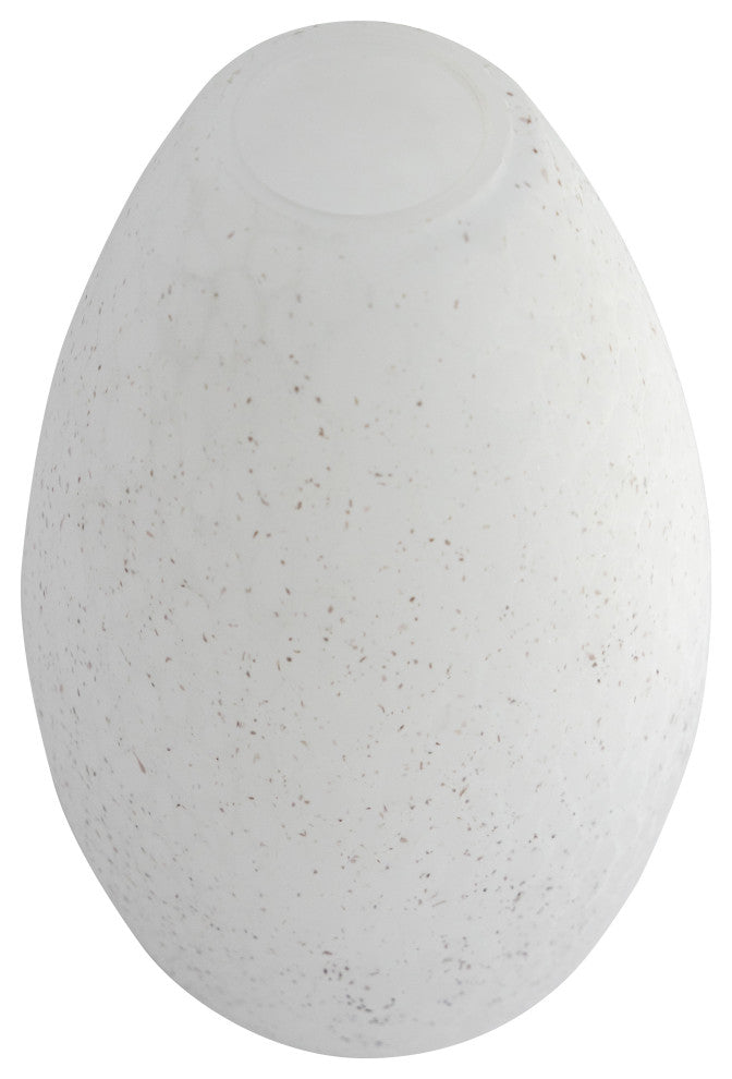 Inari Silk Champagne Pendant Glass Shade, White Stone