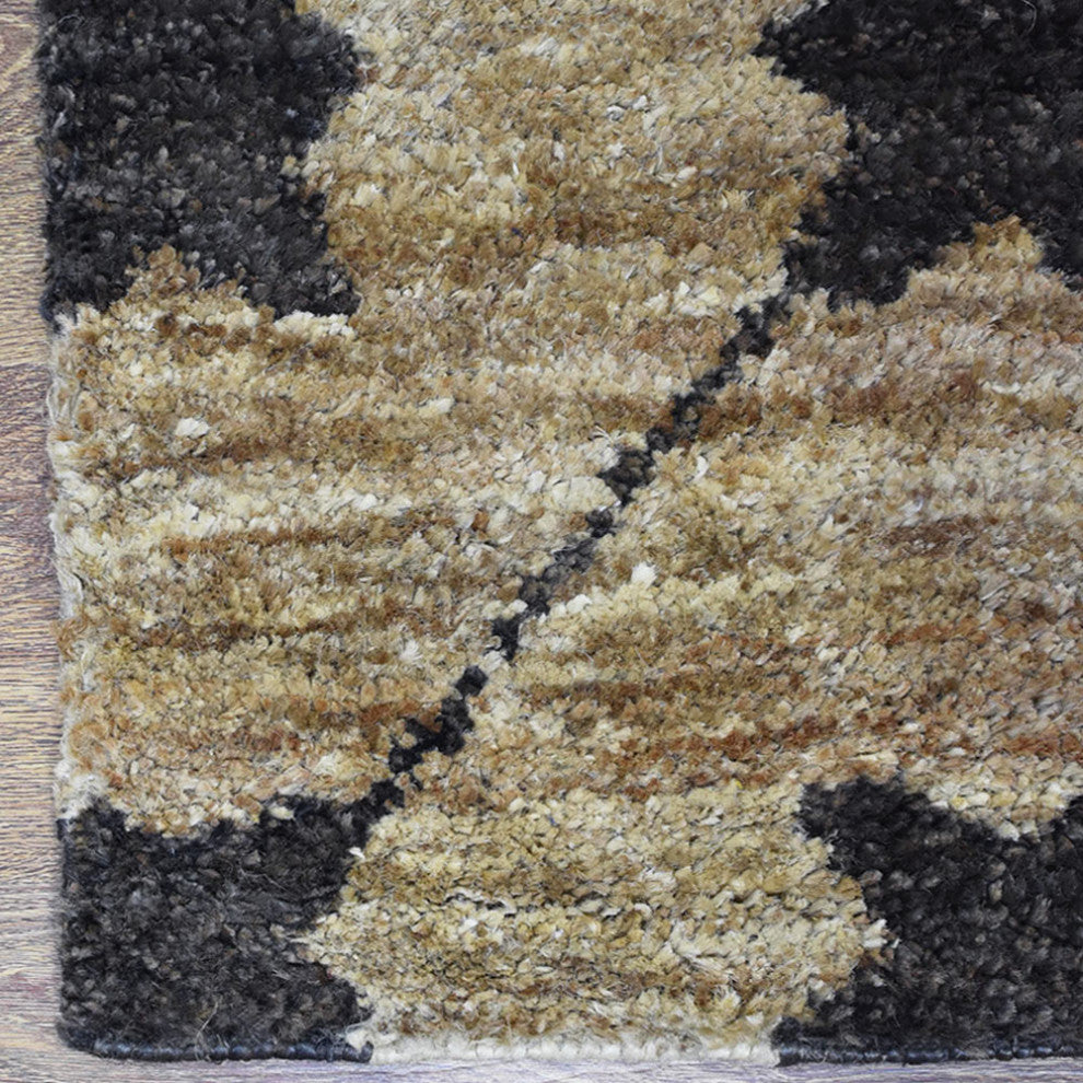 HAND KNOTTED JUTE ECO-FRIENDLY AREA RUGS,Beige Green,Contemporary,Outdoor Indoor, [Rectangle] 4'x6'