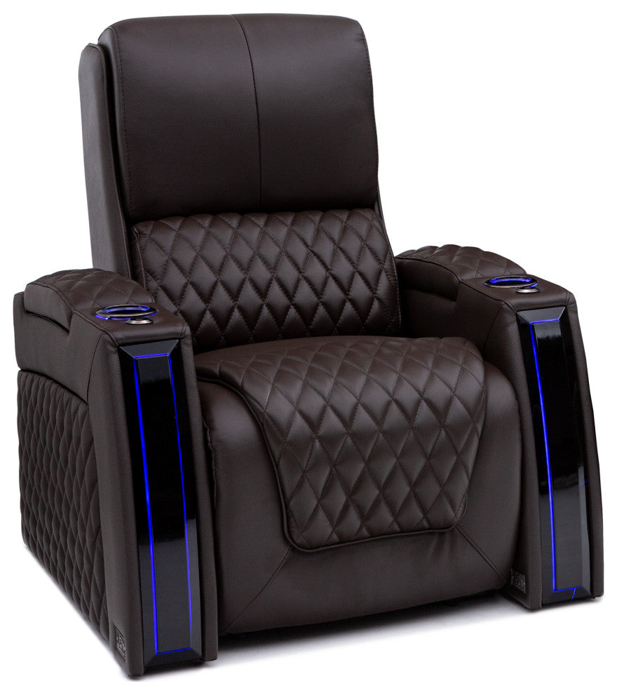 Seatcraft Apex Home Theater Seating, Brown, Row of 1