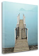 "Morning Harbor Launch" By Alan Blaustein, Giclee Print on Gallery Wrap Canvas