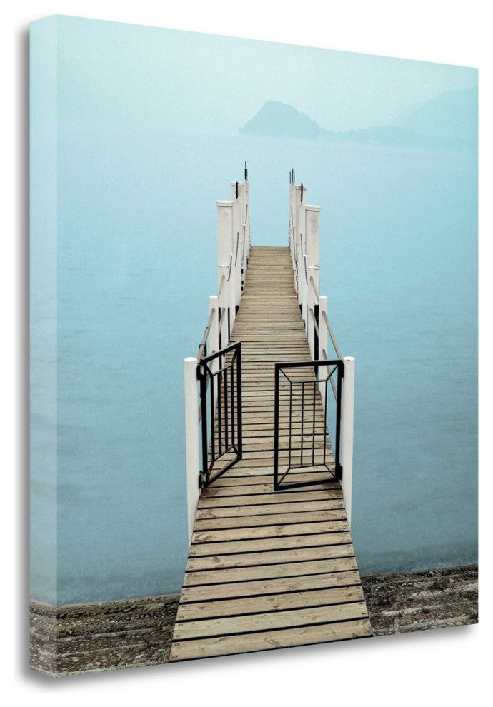"Morning Harbor Launch" By Alan Blaustein, Giclee Print on Gallery Wrap Canvas