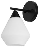 Safavieh Lyona 8.5" Wall Sconce, Black/White