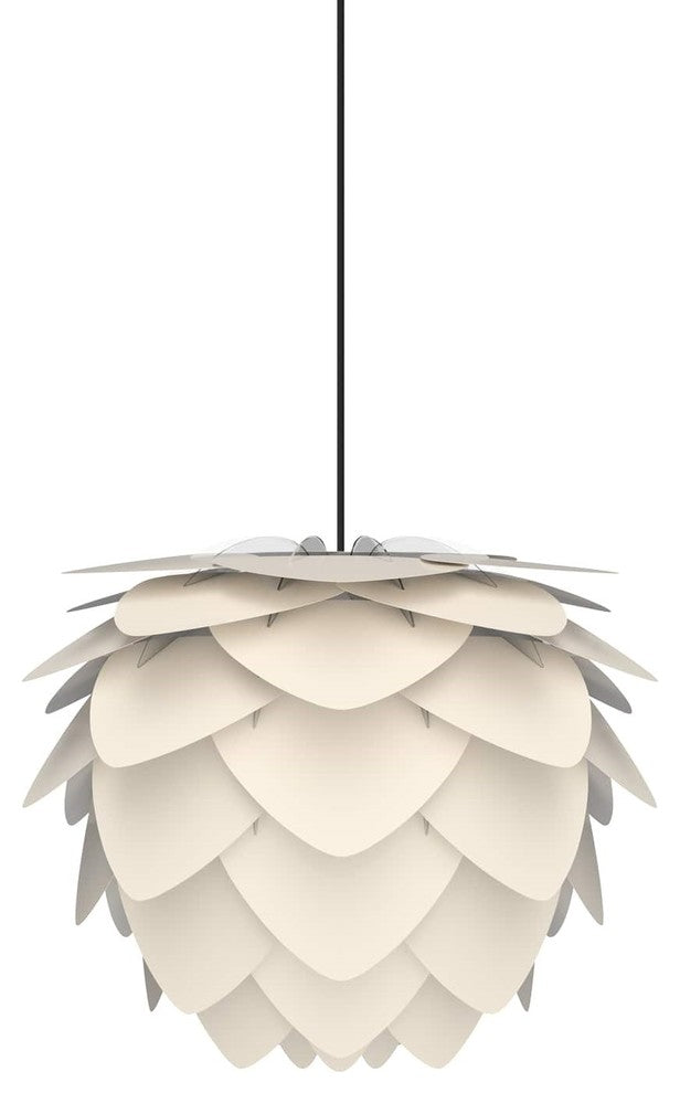 Aluvia Plug-In Pendant, Pearl/Black, Mini