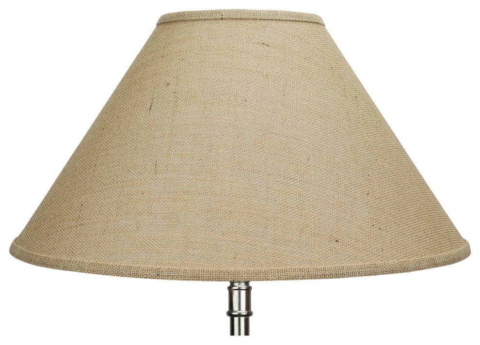 FenchelShades Round Lampshade 7"x20"x12", Burlap Natural