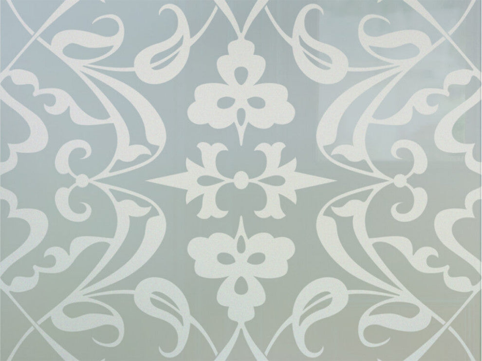 Interior Prehung Door or Interior Slab Door - Floweret - Primed - 30" x 80"...