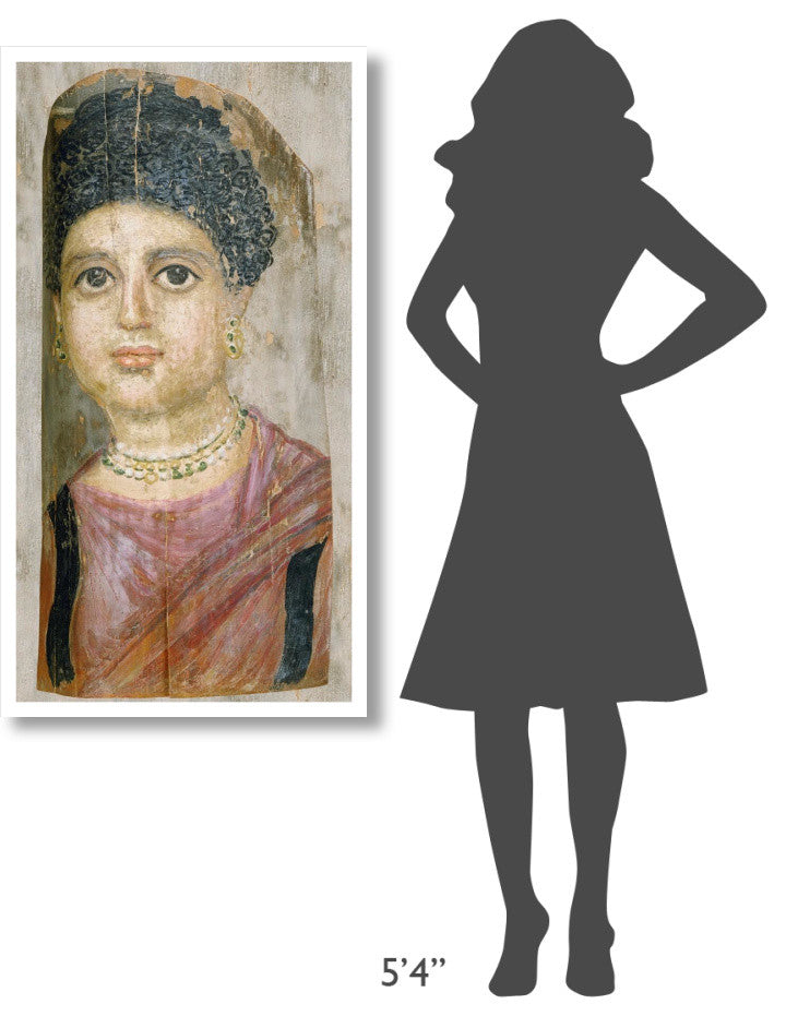 "Mummy Portrait" Print by Attributed to the Malibu Painter, 25"x46"