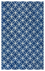 Rizzy Home OP8120 Opus Area Rug 5'x8' Blue
