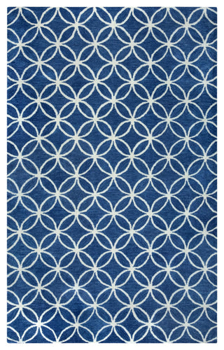 Rizzy Home OP8120 Opus Area Rug 5'x8' Blue