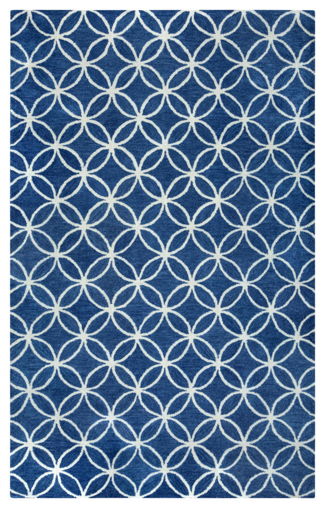 Rizzy Home OP8120 Opus Area Rug 5'x8' Blue