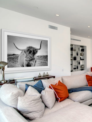 "Away from Herd" Framed Art Print, 61x41 cm
