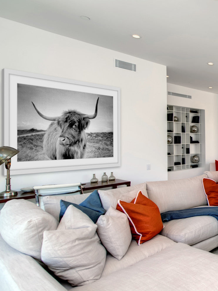 "Away from Herd" Framed Art Print, 61x41 cm