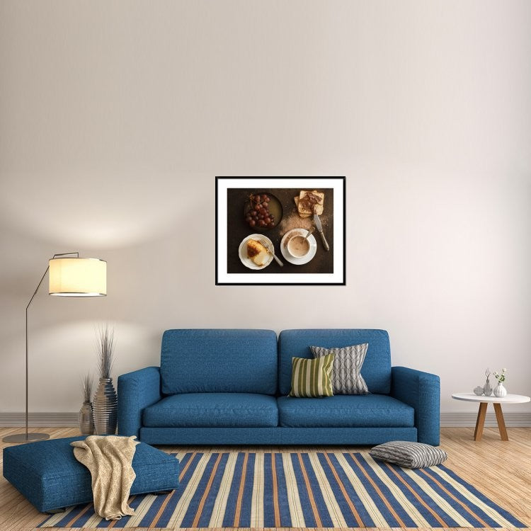 "Brown" Framed Digital Print by Luiz Laercio, 43x36"