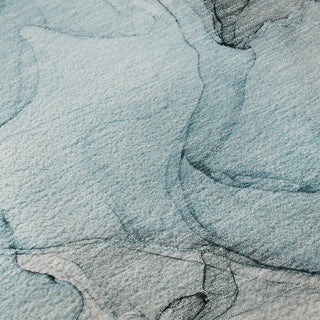 Premium Machine Washable Mayfield AMF504 Teal 3' x 5' Rug