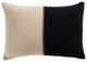 Handwoven Merido Pillow, Black, 14"x20"