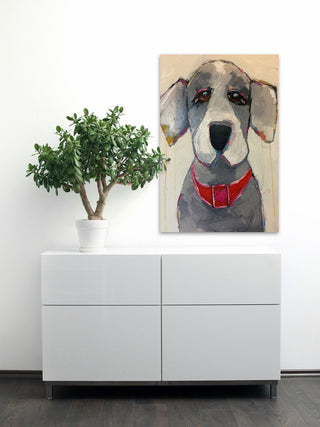 "Devoted Friend" Painting Print on Wrapped Canvas, 24"x36"