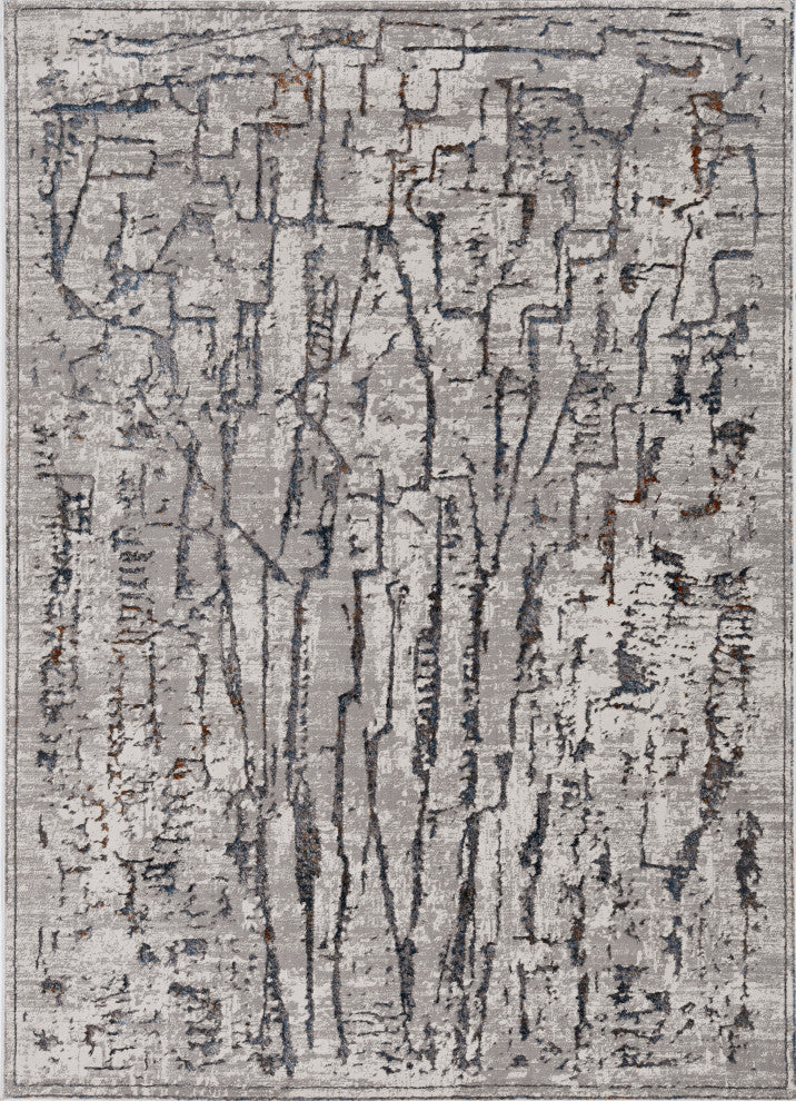 KAS Inspire 7506 Gray Expressions Area Rug, 5'3"x7'7"