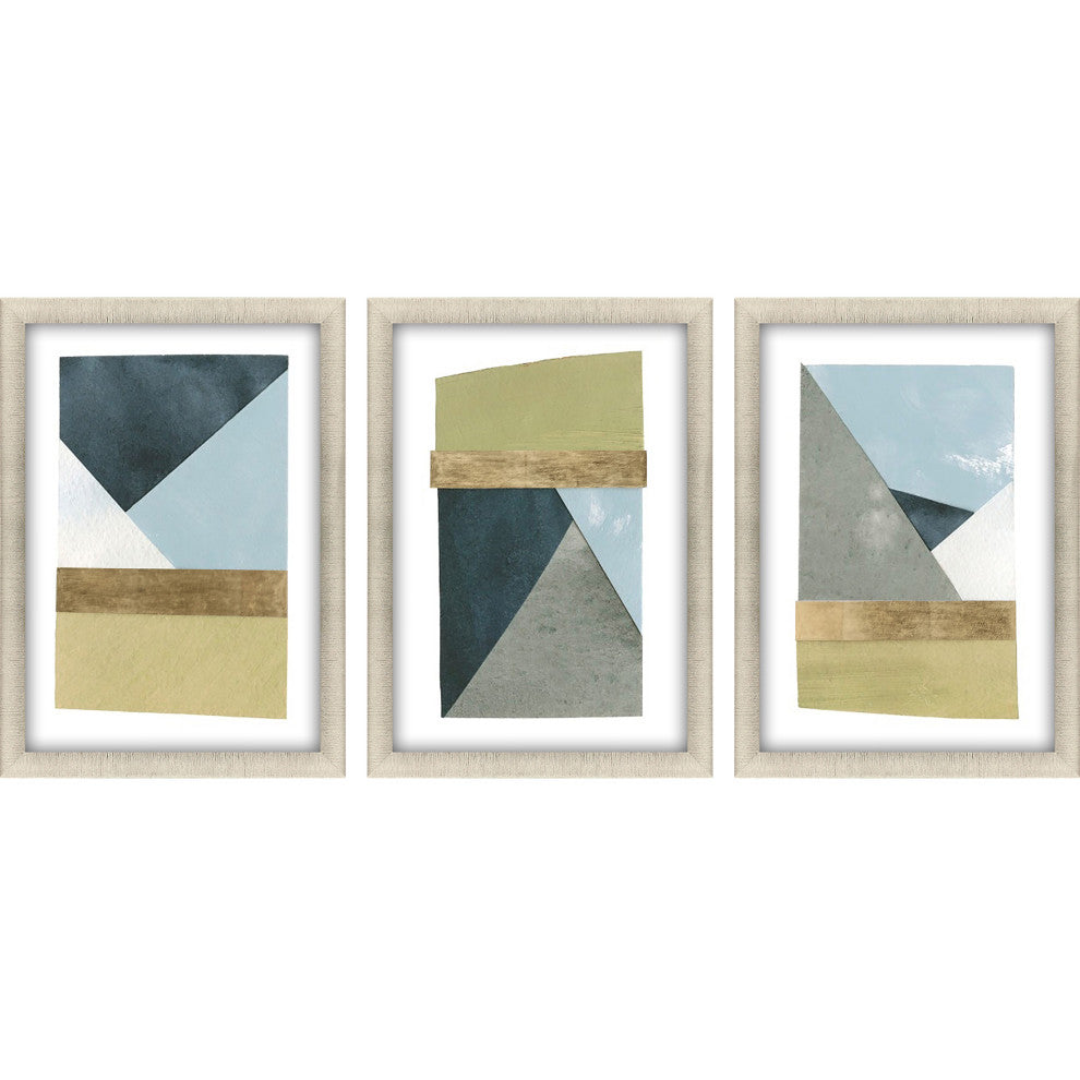 Mountain View Collage Artwork, 3-Piece Set