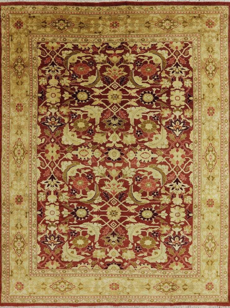 Traditional Floral Chobi Handmade Area Rug 9'x12', W2252