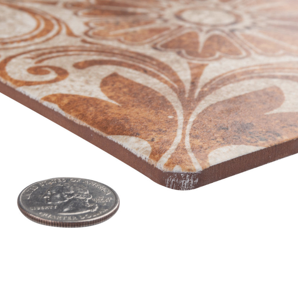 Costa Arena Decor Dahlia Ceramic Floor and Wall Tile