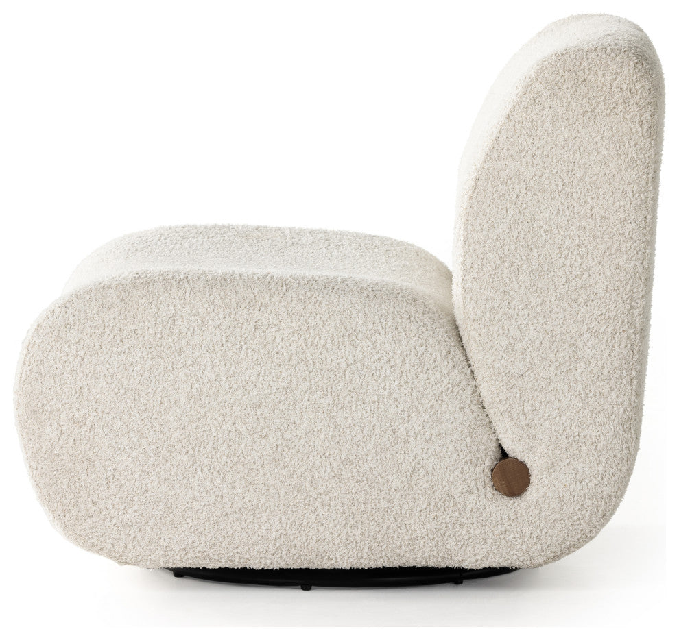 Siedell Swivel Chair, Sheldon Ivory