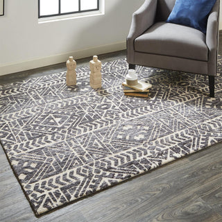 Weave & Wander Oliena Slate 9'6"x13'6" Power Loomed Area Rug