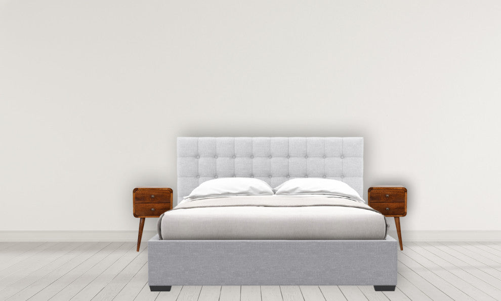 Mini Chestnut Curved Nightsand