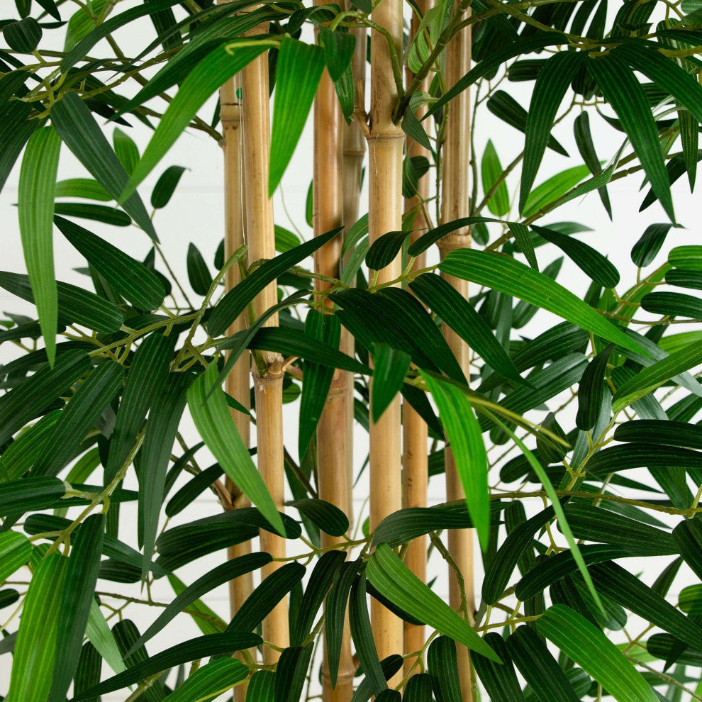 11ft. Artificial Bamboo Tree With Real Bamboo Trunks