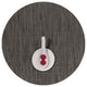 Bamboo Table Mat Round, Gray Flnl